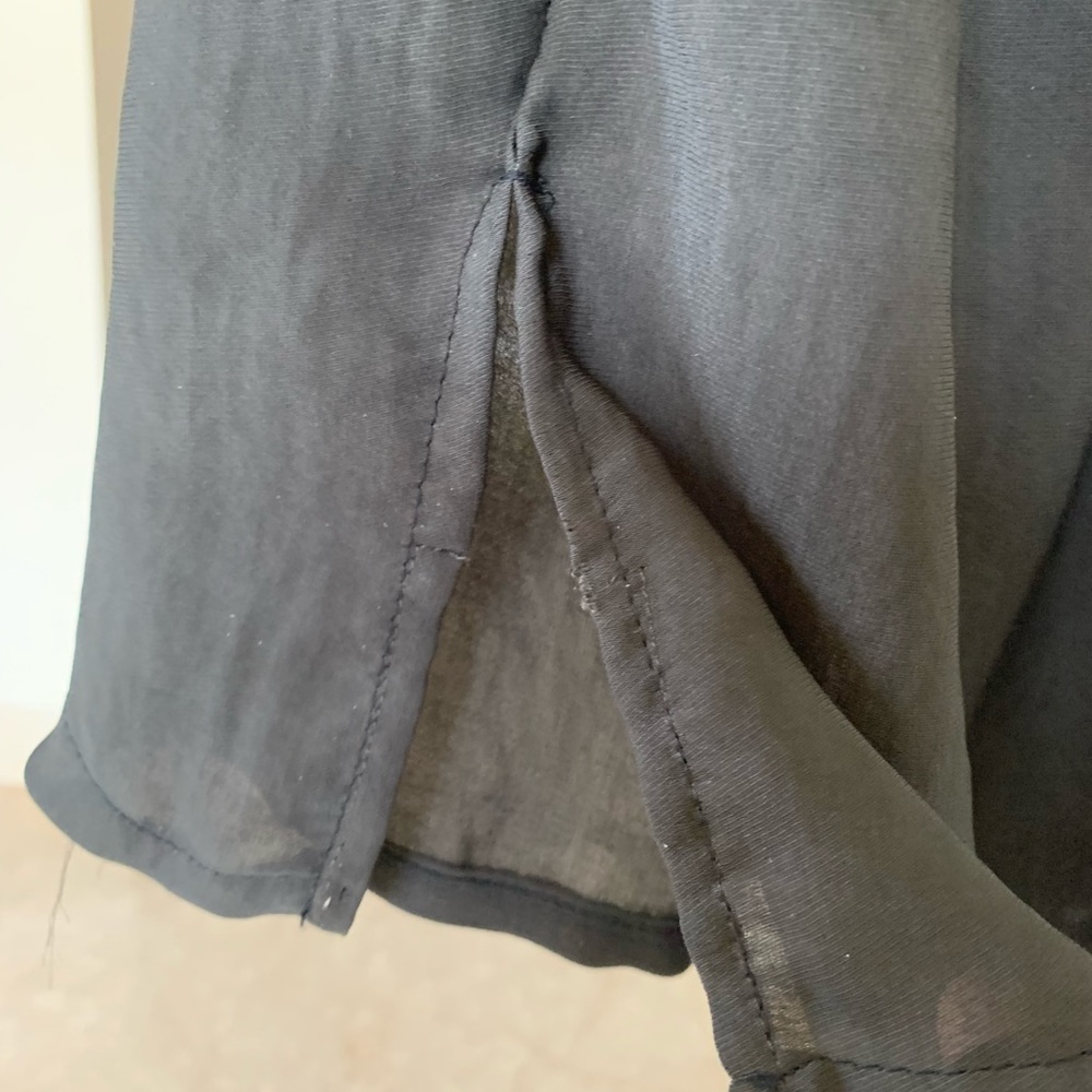 MANGO size S dark grey skirt. With side pockets. - Picture 3 of 7